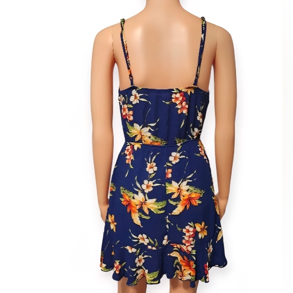 Ambiance Navy Floral Mini Dress - Picture 5 of 7